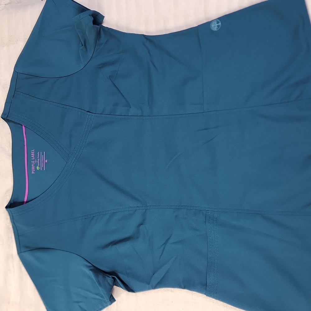 Healing Hands Scrub Teal Top XL Style 2172 - Picture 2 of 8